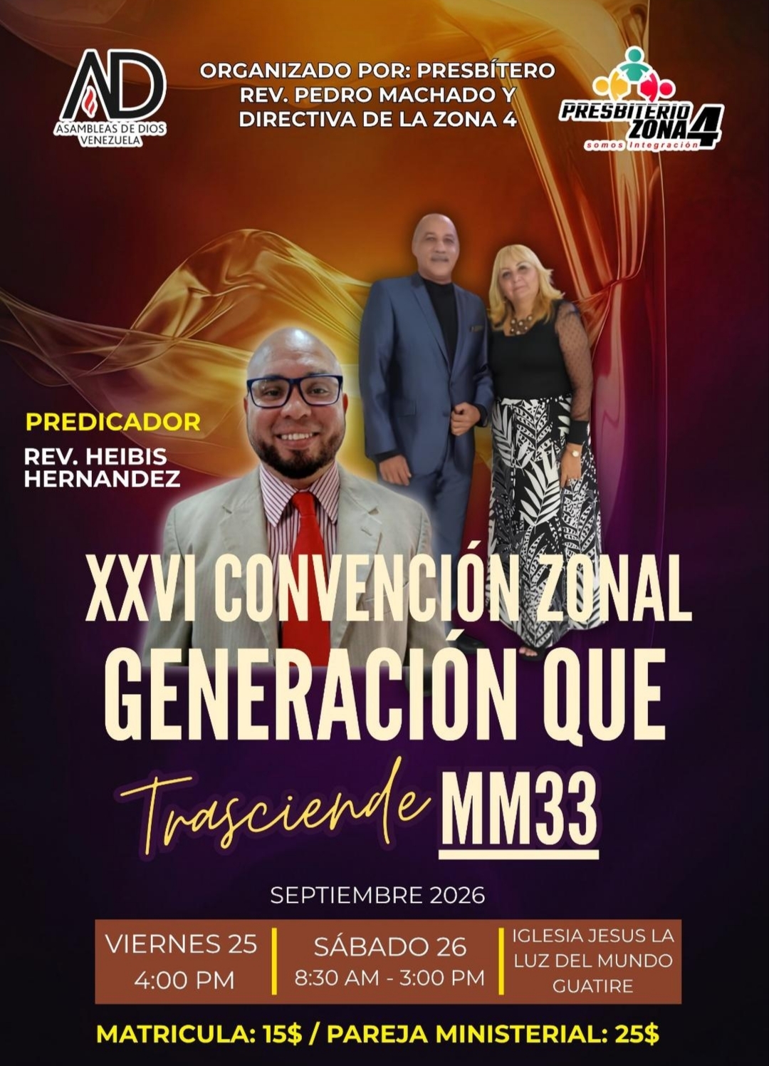 XXVI Convención Zonal: «Generación que Trasciende MM33»